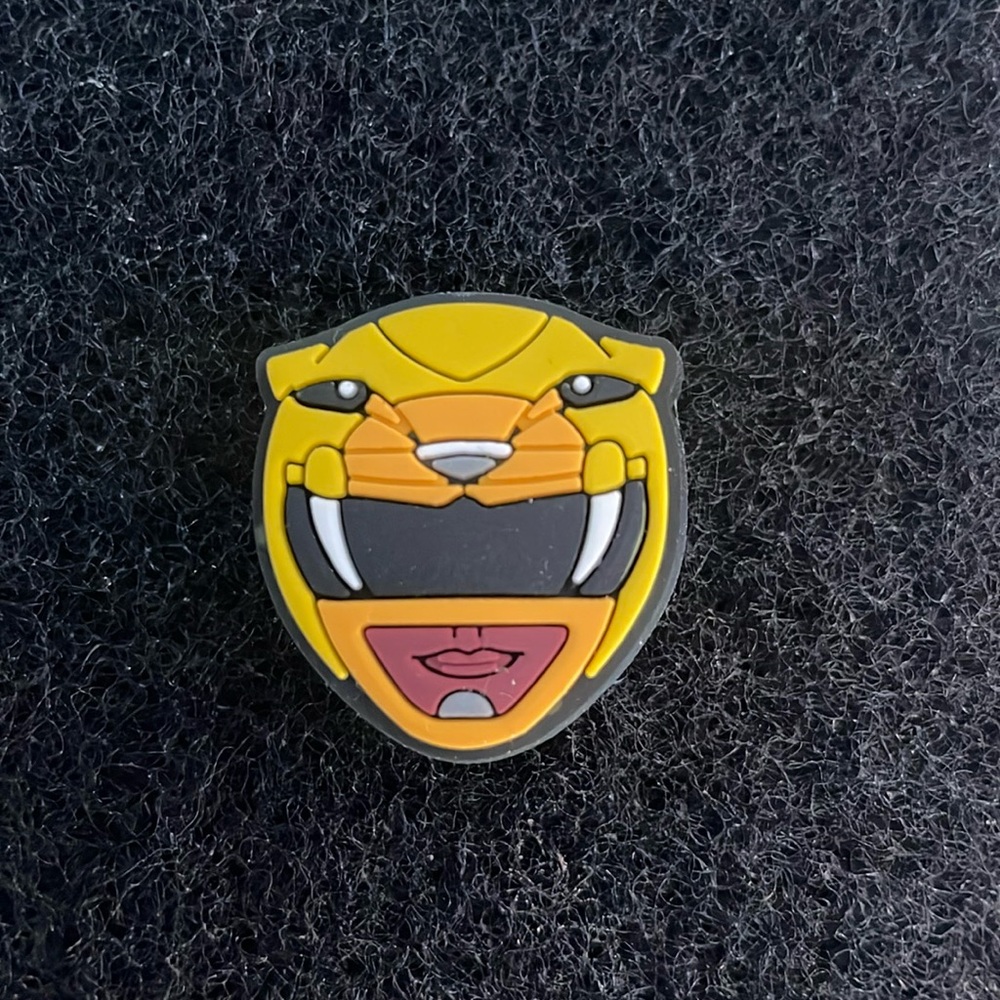 Power Ranger Yellow Ranger CROCS shoe charm jibbitz